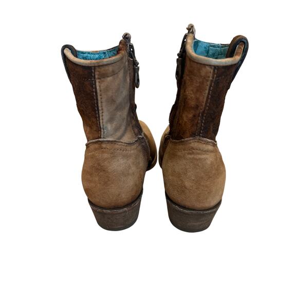 Corral Women’s Chocolate Ankle Boots Size 6.5 Medium C 1064 - Picture 4 of 11